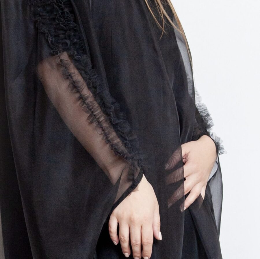 Midnight Opulence Wedding Abaya - Image 3