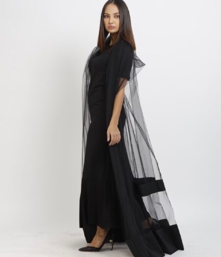 Midnight Radiance Wedding Abaya