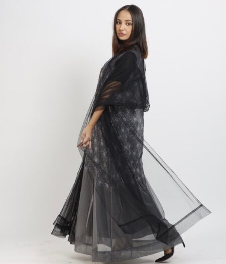 Noir Elegance Wedding Abaya