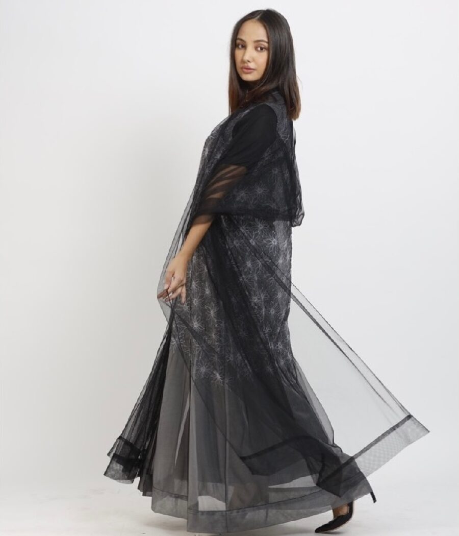 Noir Elegance Wedding Abaya